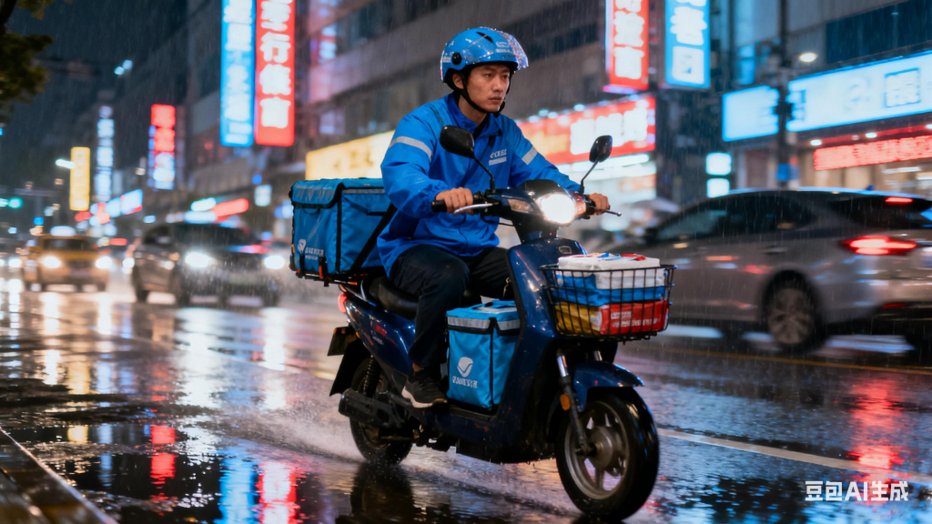 送外卖是为了欣赏路边风景