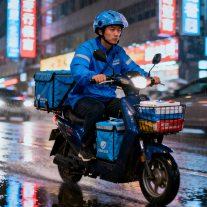送外卖是为了欣赏路边风景？