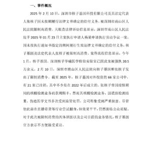 “核酸大王”张核子因20万被限制高消费事件舆情分析