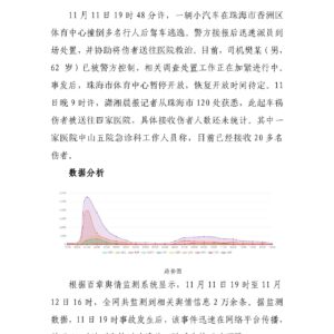 珠海62岁男子驾越野车冲撞人群事件掀起舆情风波