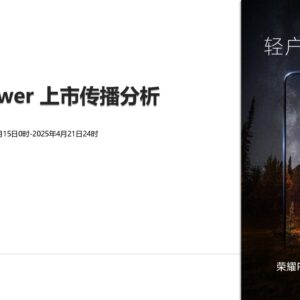 荣耀 Power上市传播分析 3
