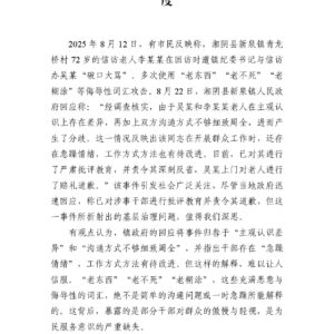 从“辱骂老人”事件看基层治理的温度与尺度