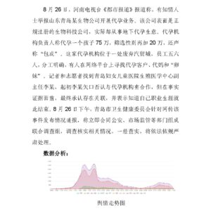 某生物公司明码标价95万代孕包成舆情分析