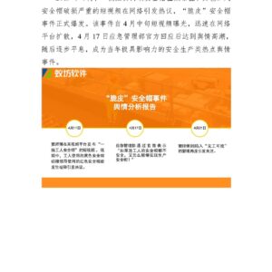 “脆皮”安全帽事件舆情分析