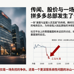 传闻、股价与一场冲突：拼多多总部发生了什么？