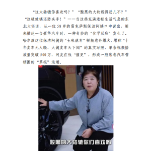 十年卖车无人晓，大姨卖车天下闻！“土味说车”为何能撬动千万流量？